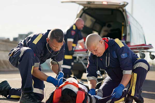 paramedics-helping-man-on-stretcher-in-emergency-situation-using-next-generation-911-technology